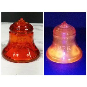 Degenhart Liberty Bell Bicentennial Paperweight Trinket Vintage